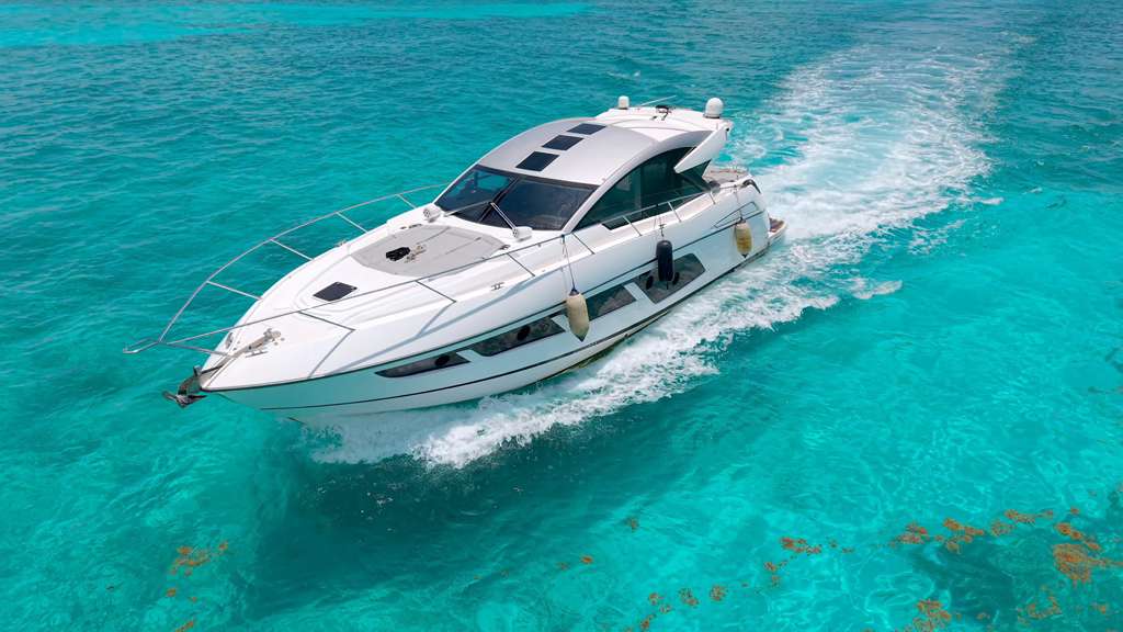 Sunseeker Predator 60FT luxury yacht rental in Miami - exterior view