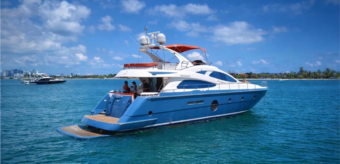 75ft Aicon Luxury Yacht Charter in Miami!